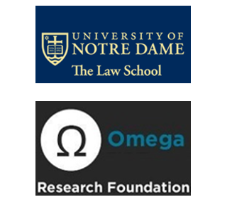 University of Notre Dame logo and Omega Research Foundation logo